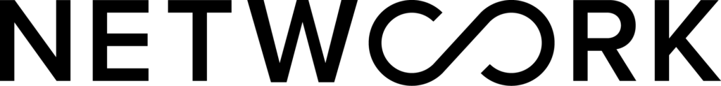 logotyp Netwoork i svart text